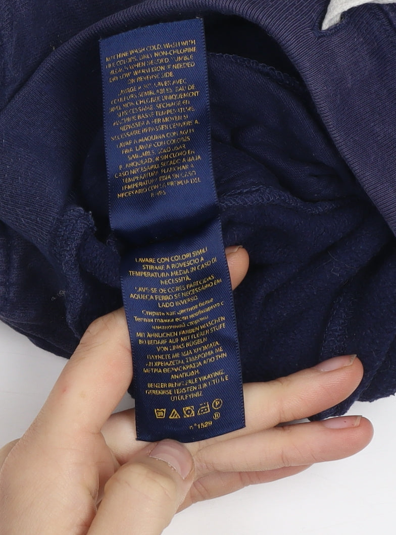 Additional view of Polo Ralph Lauren boys’ blue jogger sweatpants 3 years cotton blend