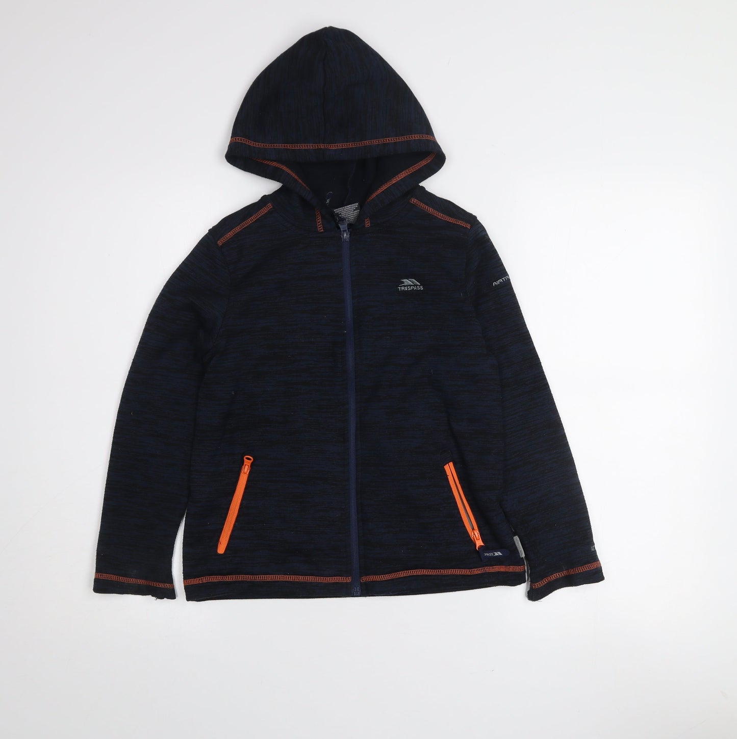Trespass Boys Blue Full Zip Hooded Fleece Jacket 9-10 Years