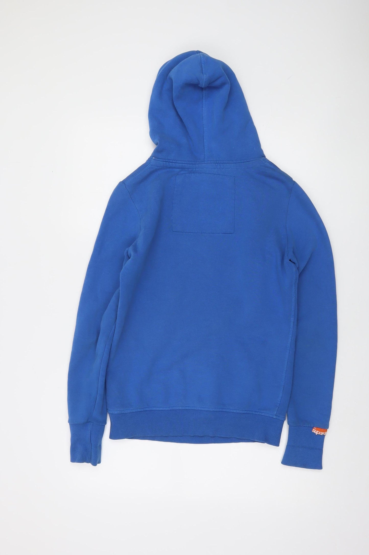 Superdry Blue Women's Small Pullover Hoodie Graphic Print