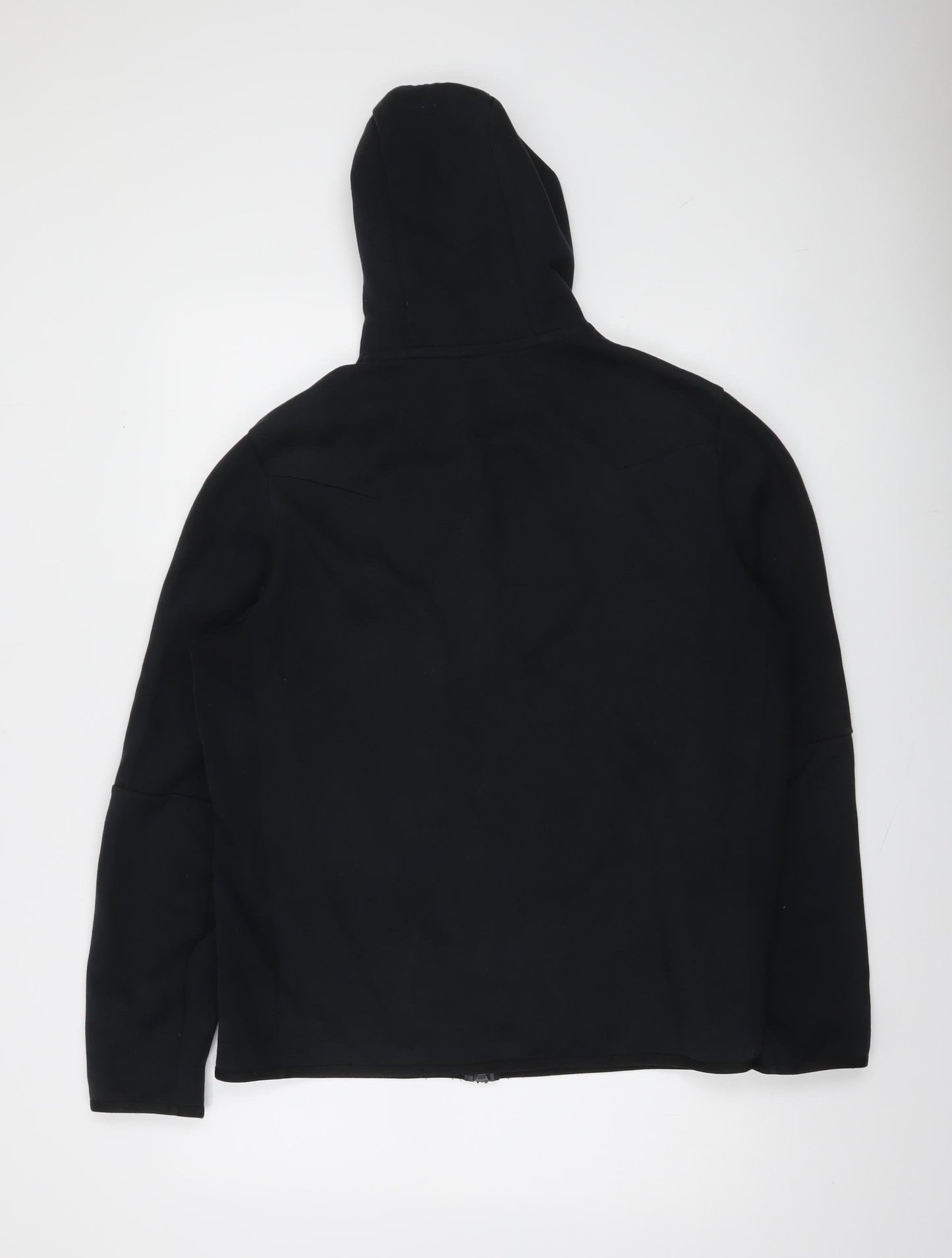 Nike Men's Black Large Full Zip Hoodie Cotton Blend Sportswear