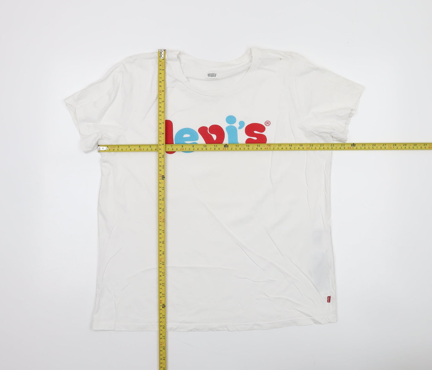 Levi's Women's White 18 Plus Basic Cotton T-Shirt