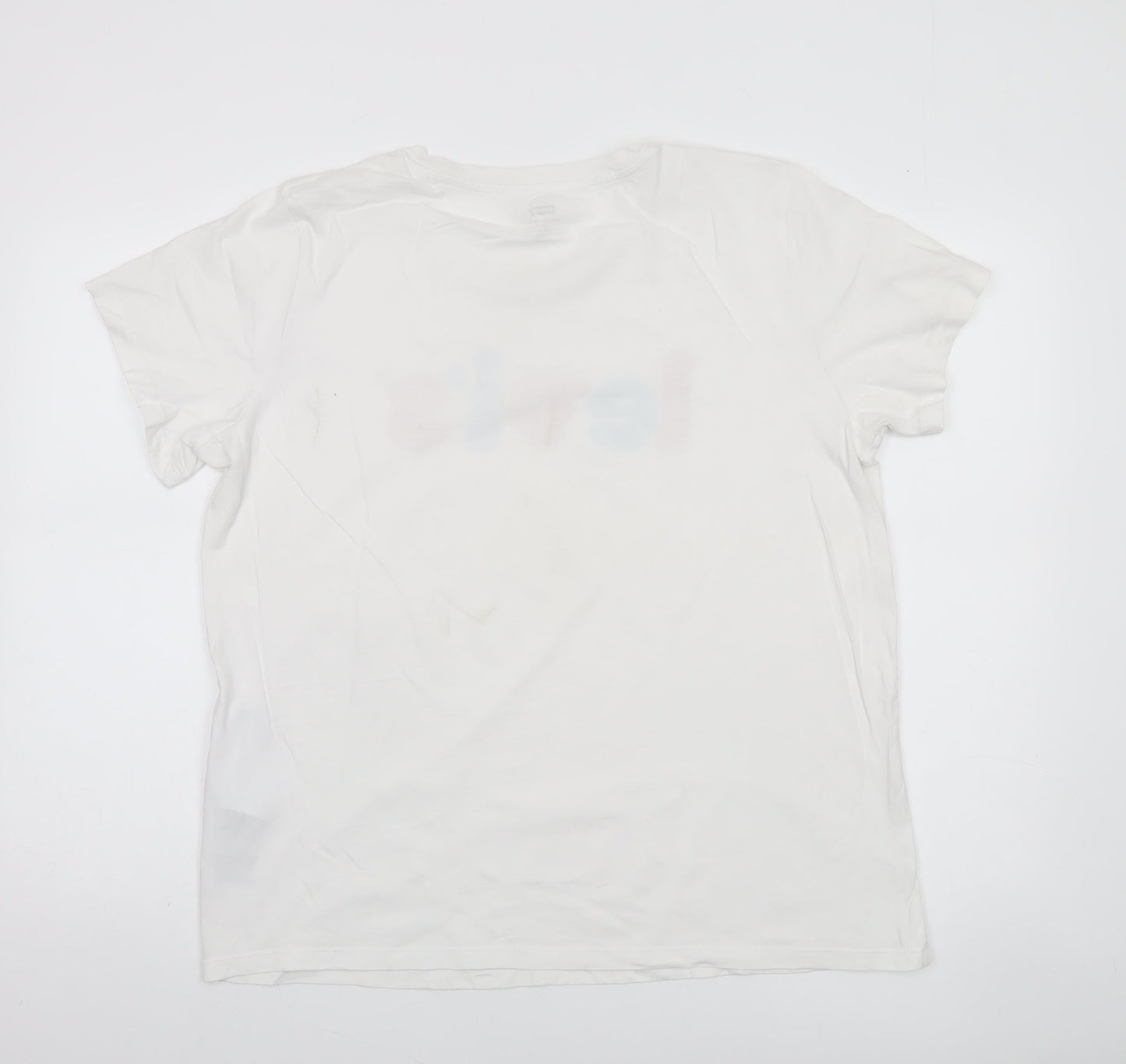Levi's Women's White 18 Plus Basic Cotton T-Shirt