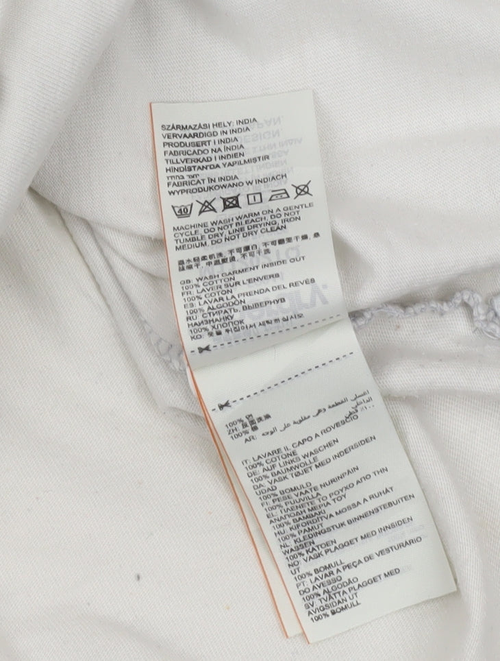 Superdry Men's Grey Orange Beige XL Colourblock Polo Shirt