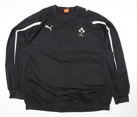 Puma Men's Black XXL IRFU Rugby Pullover Sweatshirt