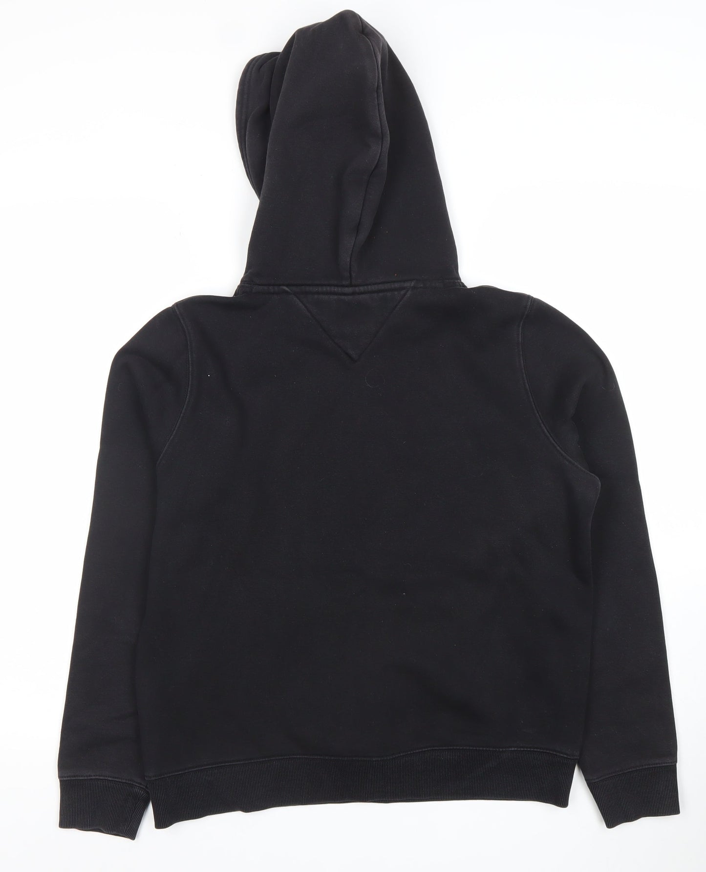Tommy Jeans Women Black M Pullover Hoodie Cotton Blend