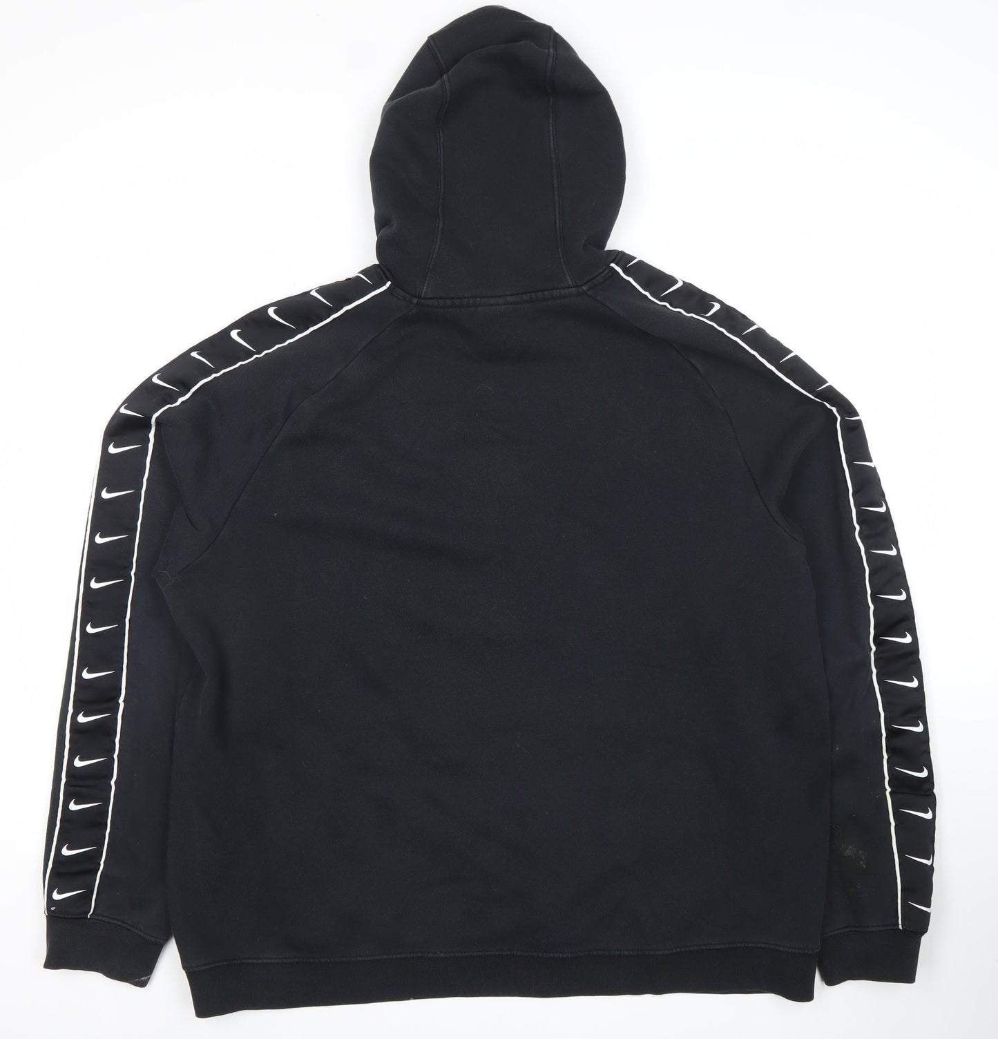 Nike Mens Black XL Pullover Hoodie Logo Sportswear Sweatshirt