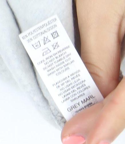 Additional view of Dunnes women’s grey marl small graphic pullover sweatshirt
