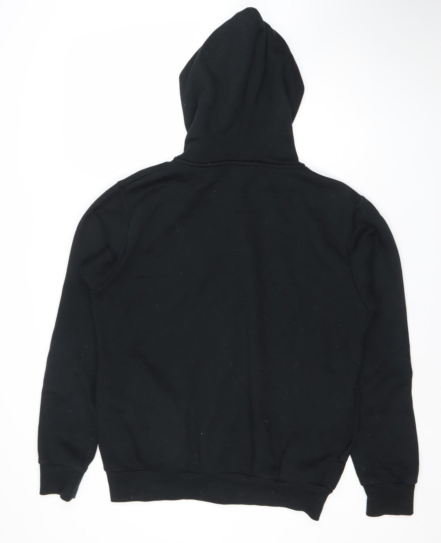 McKenzie Womens Black Full Zip Hoodie Size L Cotton Blend