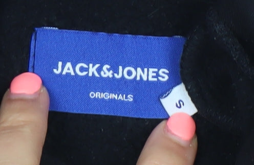 Jack & Jones Originals Black Small Pullover Hoodie for Women