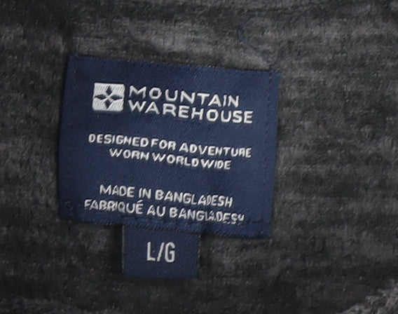 Mountain Warehouse Mens Grey Full Zip Fleece Jacket L