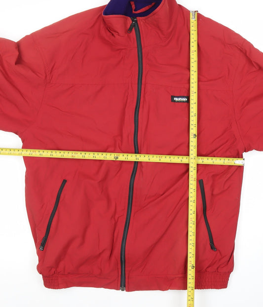 Rohan Men's Red Nylon Outdoor Full Zip Jacket Size M 38-40"