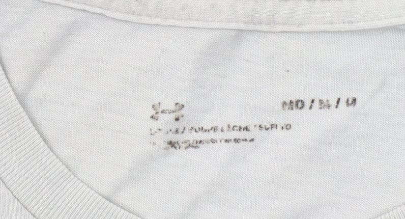 Under Armour Men's Grey RUN Graphic Short Sleeve T-Shirt M