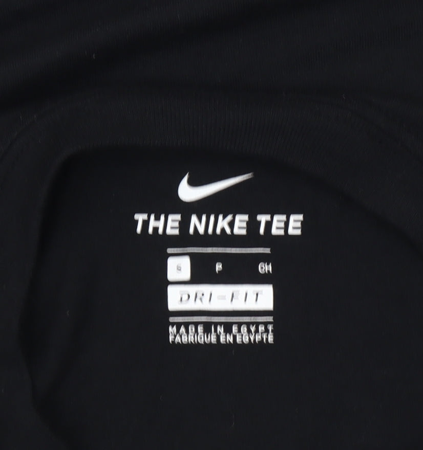 Nike Men’s Black Dri-FIT Athlete Graphic Sports T-Shirt Size S
