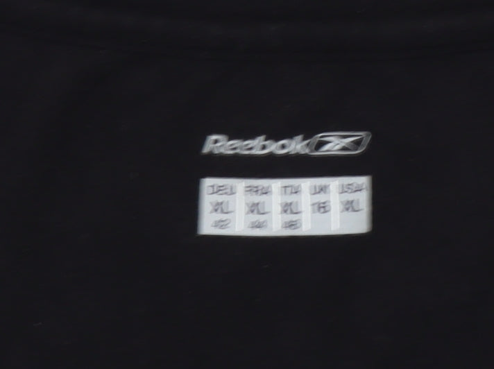 Reebok Women’s Black XL Colourblock Tank Top Activewear Gym