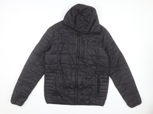 Regatta Mens Black M Puffer Hooded Jacket Outdoor Walking Coat