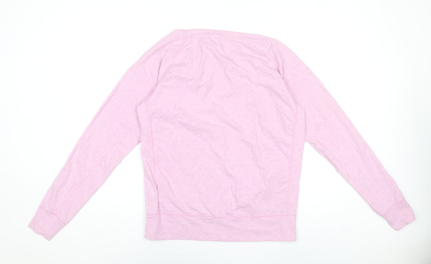 Nike Womens Pink Dri-FIT Long Sleeve Activewear Top Size M