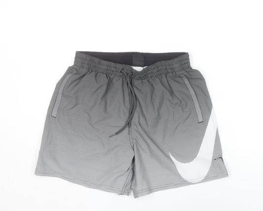 Nike Men's Grey Athletic Shorts M Quick Dry Training Activewear