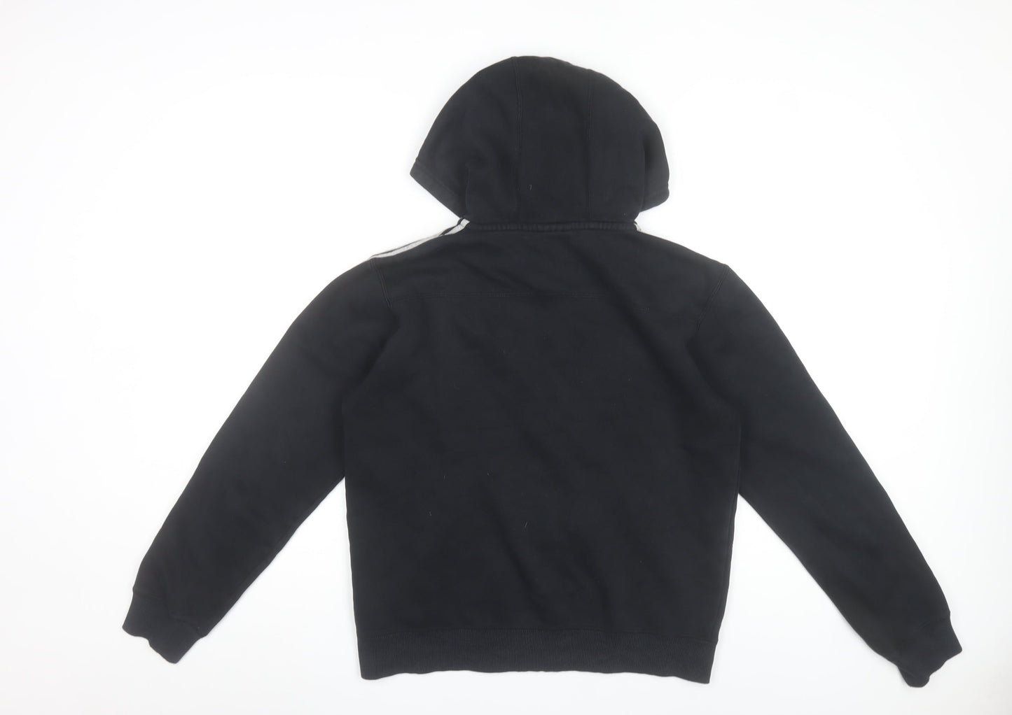 Adidas Men's Black Full Zip Hoodie S Sports Fleece Jacket