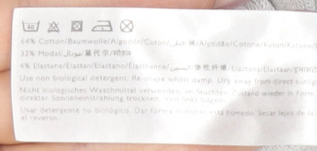 Jack Wills Womens Grey Hoodie UK 10 Cotton Modal Blend Pullover