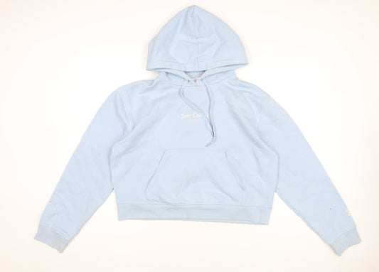 Juicy Couture Sport Women’s Blue XXL Pullover Hoodie Cotton Blend