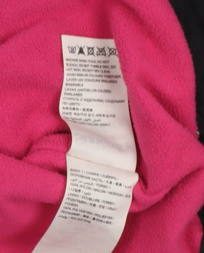 Superdry Womens Black XS Hooded Faux Fur Trim Winter Parka Jacket