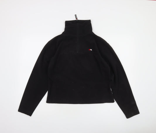 Trespass Womens Black Fleece Pullover Sweatshirt Size 10