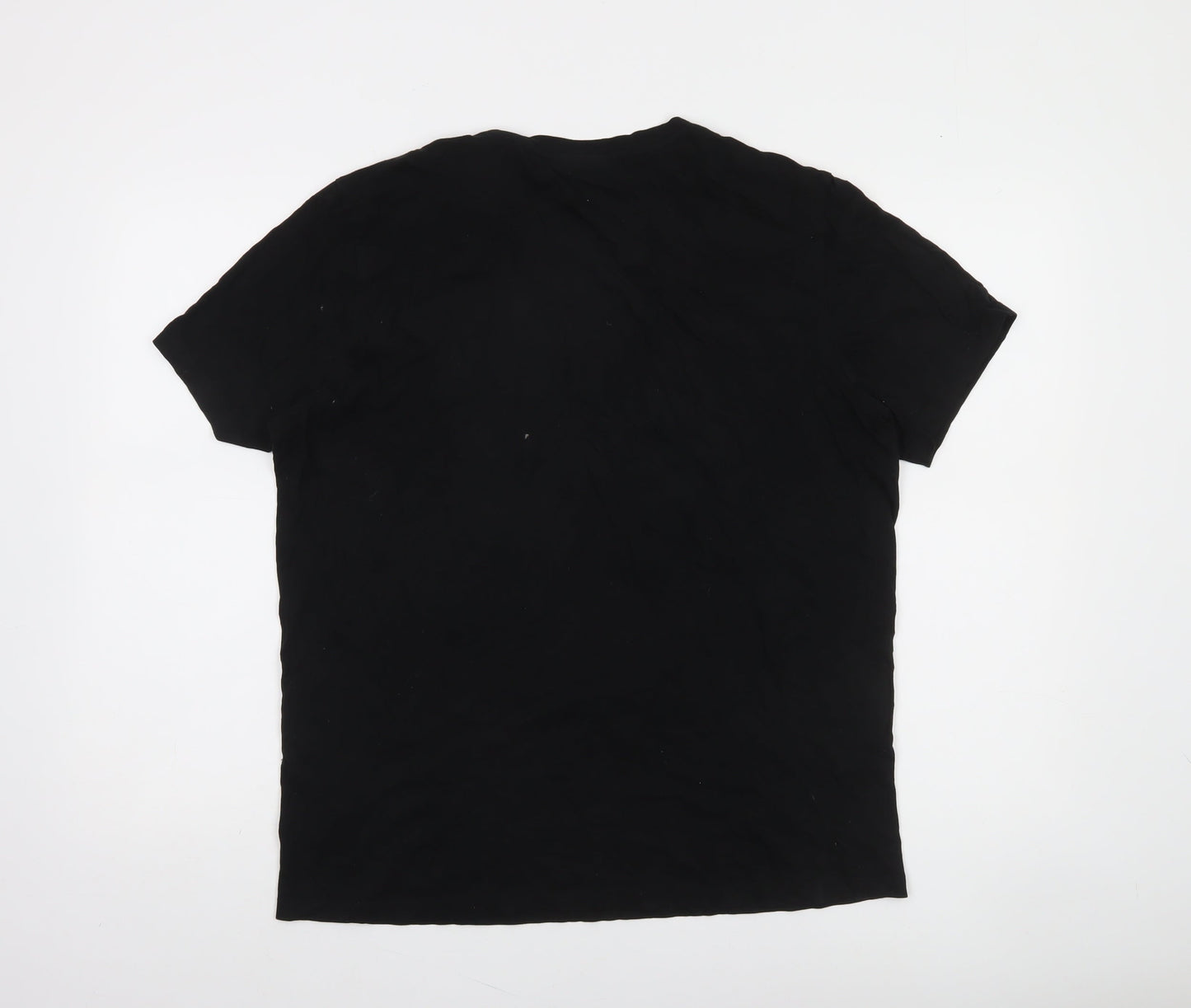 Hugo Boss Men's Black Logo Cotton T-Shirt Size L