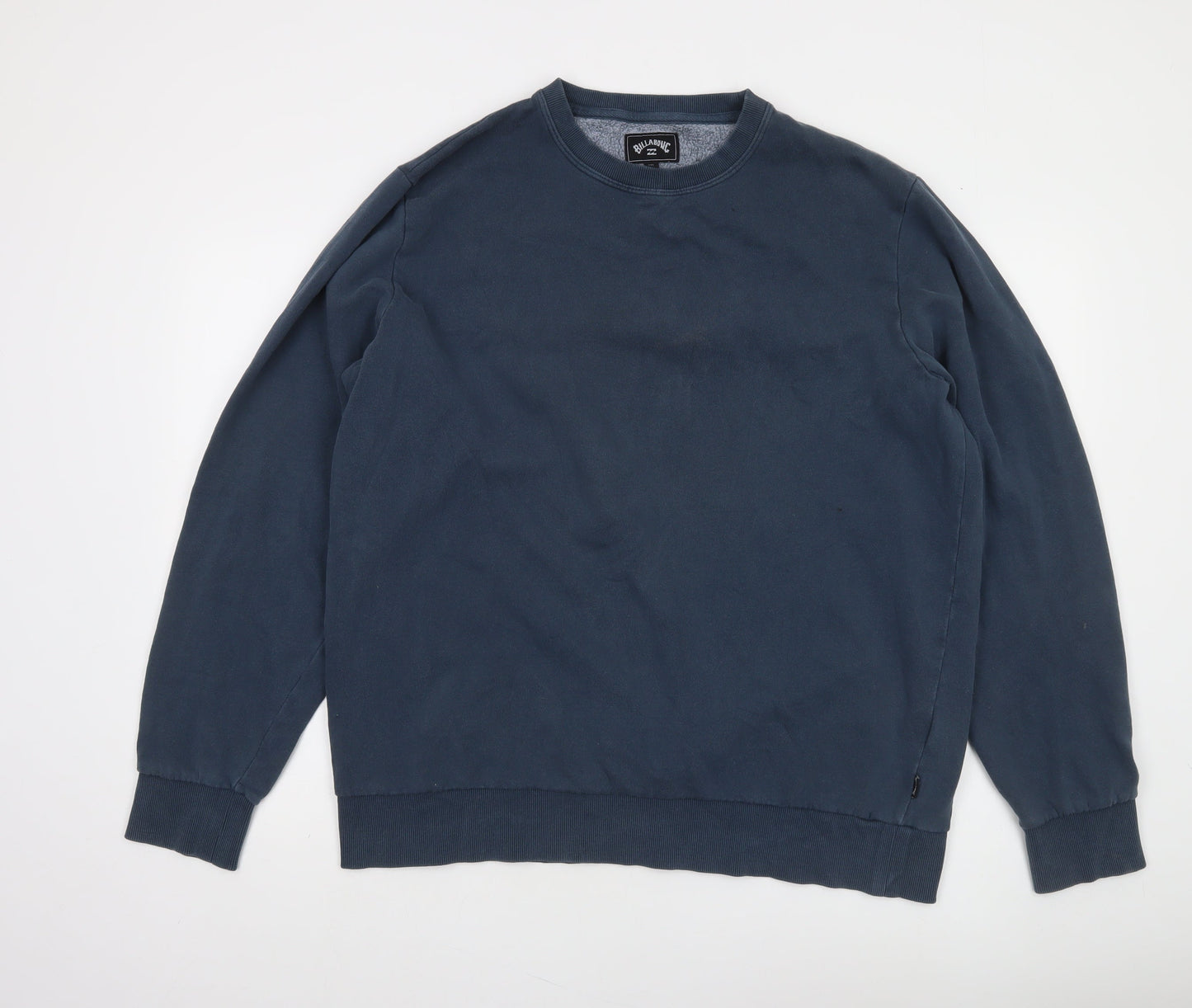 Billabong Men's Blue 2XL Pullover Crew Neck Fleece Sweatshirt