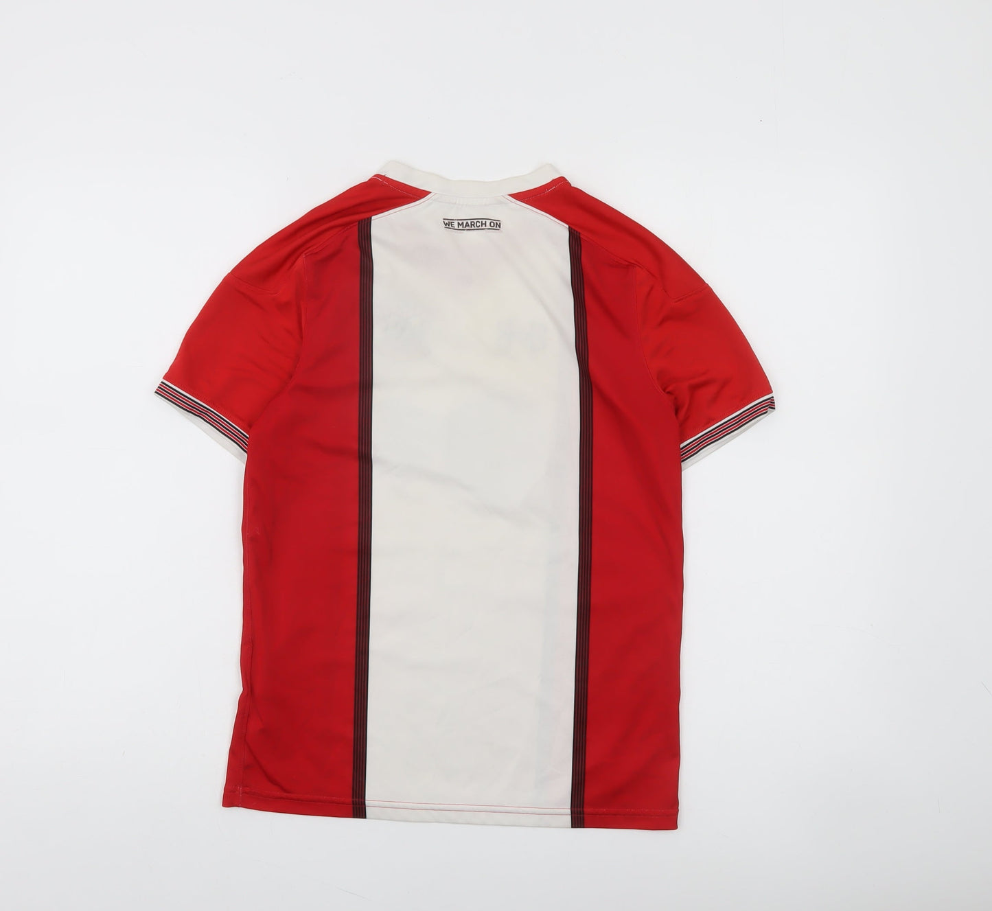 Under Armour Boys Red Football Jersey T-Shirt Size L - Southampton FC