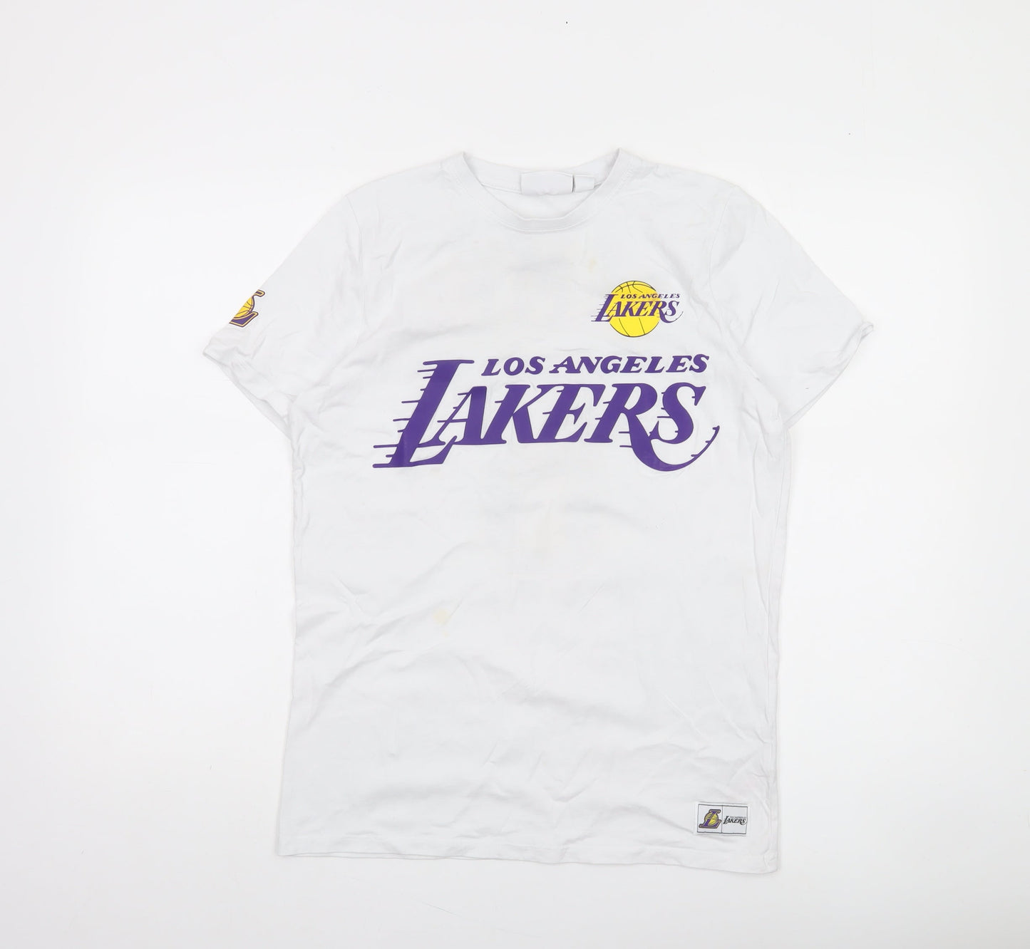 NBA Boys White Los Angeles Lakers LeBron James 13-14 Years T-Shirt