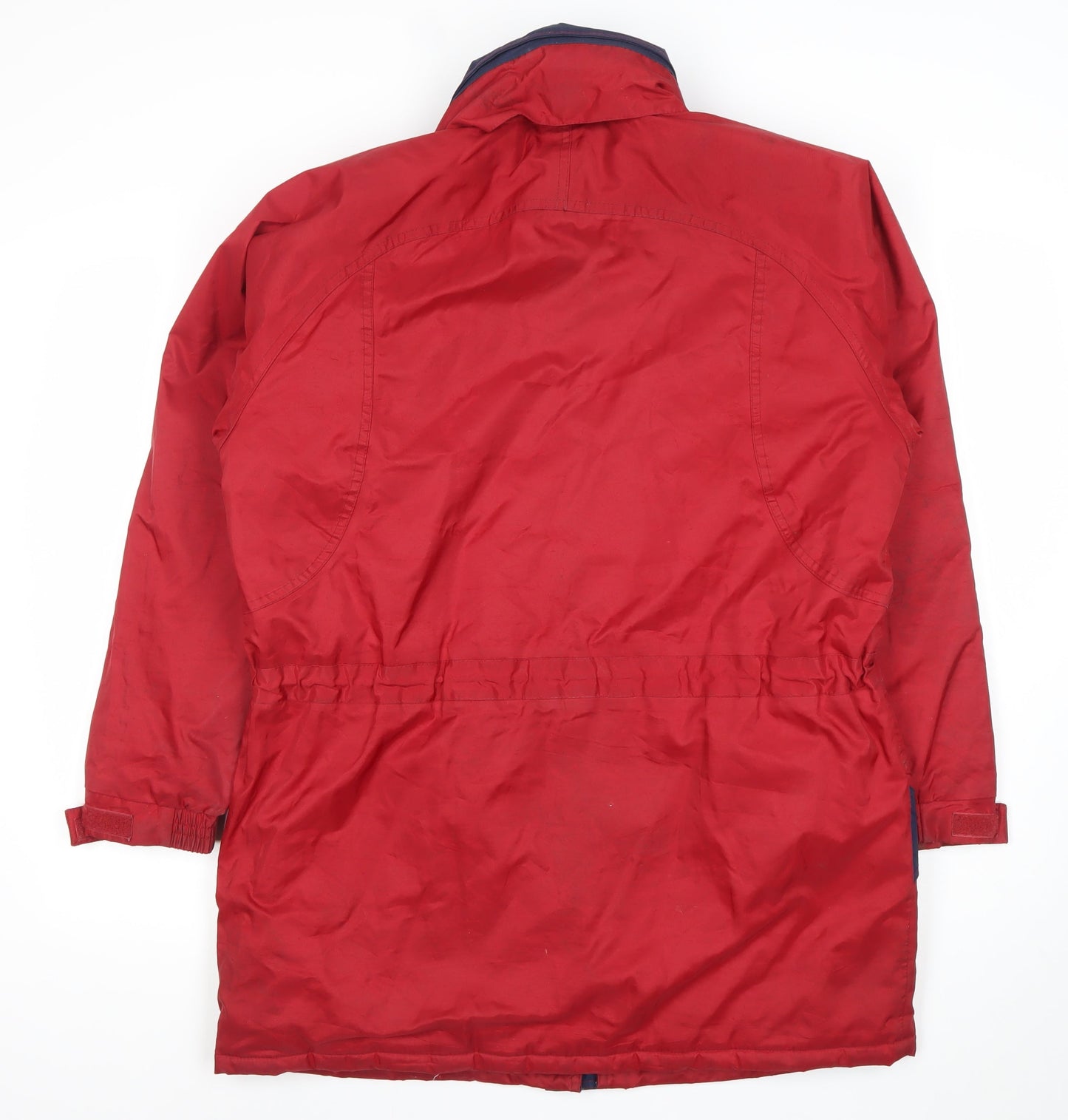 Regatta Womens Red Waterproof Parka Jacket Size 12 Lined Outdoor Coat