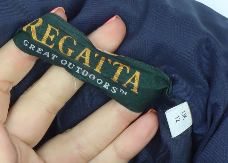 Regatta Womens Red Waterproof Parka Jacket Size 12 Lined Outdoor Coat