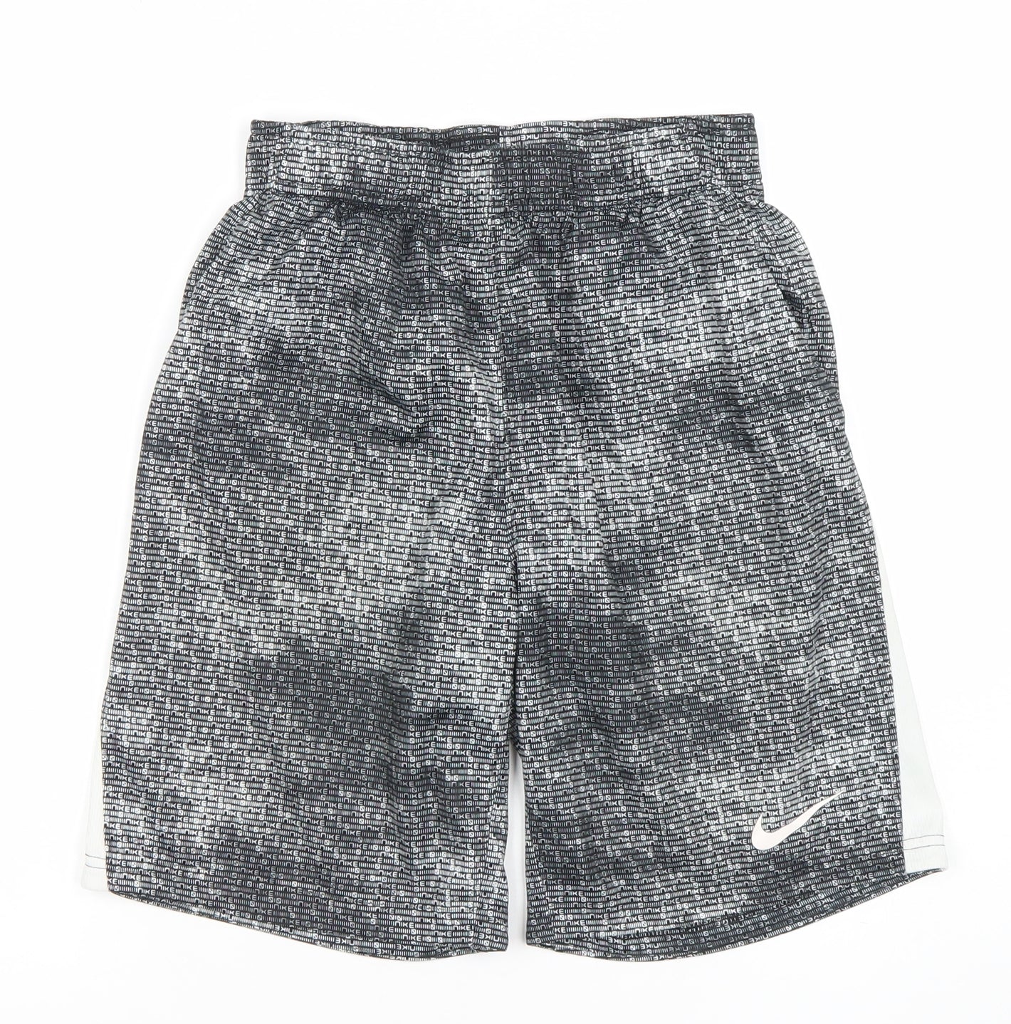 Nike Boys Black Dri-FIT Athletic Shorts Size 13-14 Years Lightweight Gym