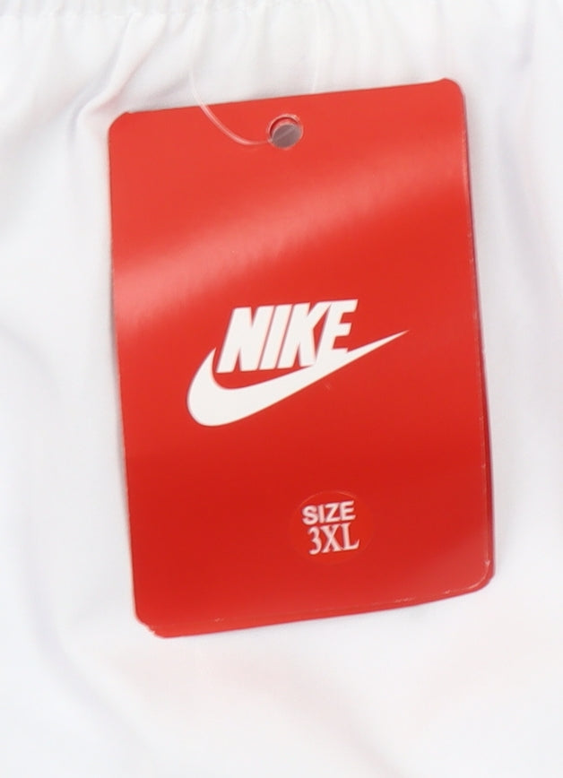 Nike Men's White 3XL Athletic Quick Dry Sports Shorts