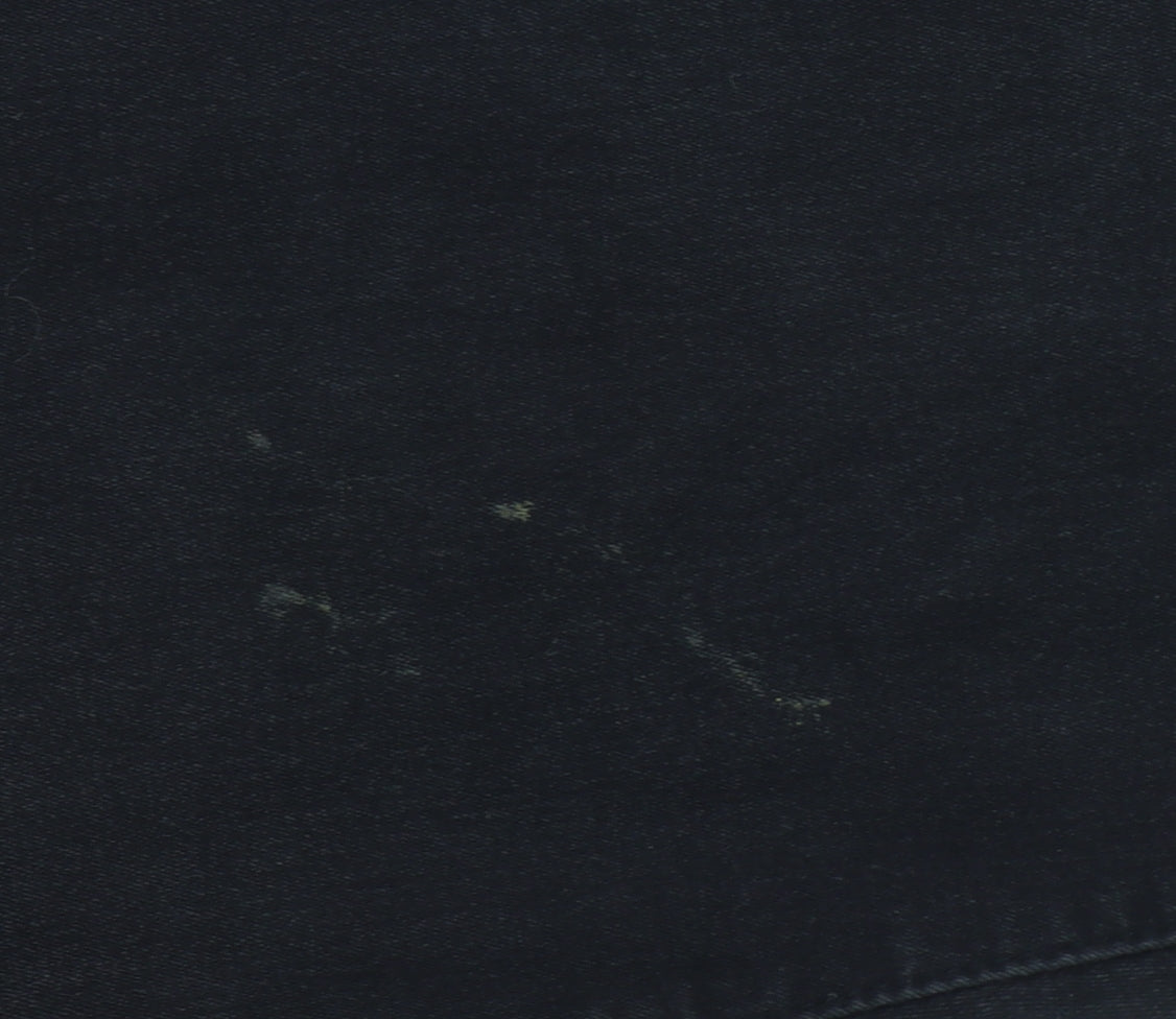 Additional view of Denim Co. women’s black skinny high rise stretch jeans, size UK 10