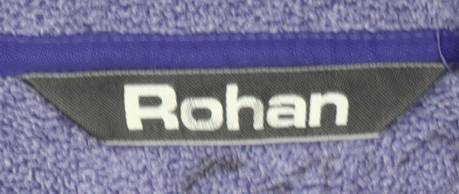 Rohan Womens Purple Fleece Full Zip Outdoor Jacket Size M