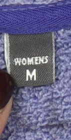 Rohan Womens Purple Fleece Full Zip Outdoor Jacket Size M