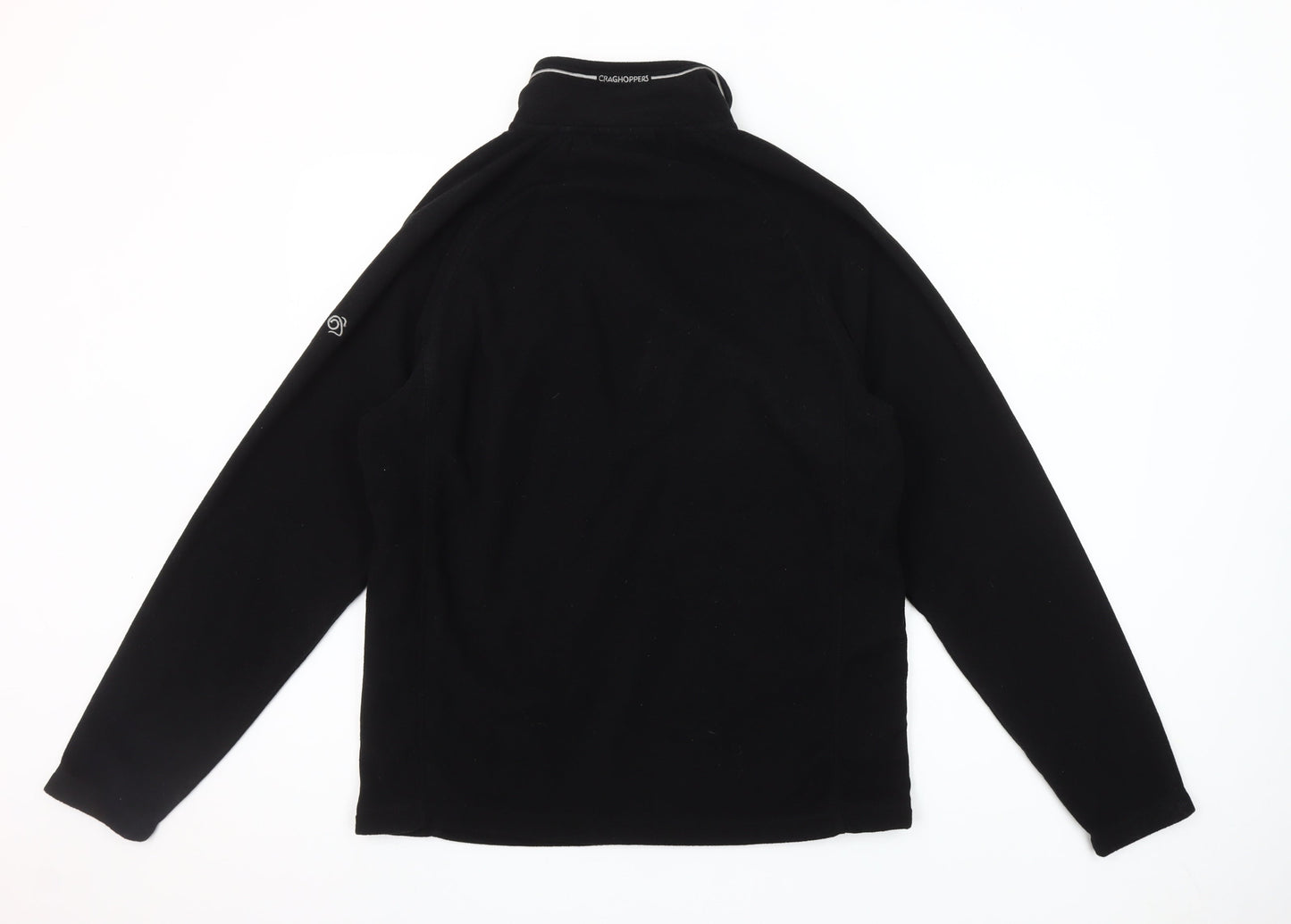Craghoppers Men's Black Fleece 1/2 Zip Pullover Sweatshirt M