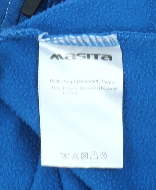 Additional view of Masita boys’ blue 8 years 1/4 zip sports sweatshirt top