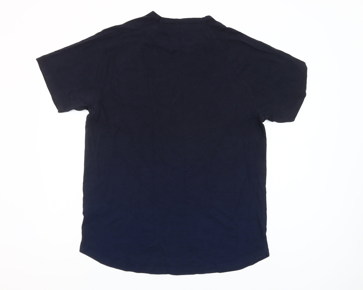 Diesel Men's Blue XL Crew Neck Cotton T-Shirt