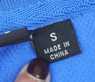 NBA Men’s Blue New York Knicks Striped Short Sleeve T-Shirt Size S