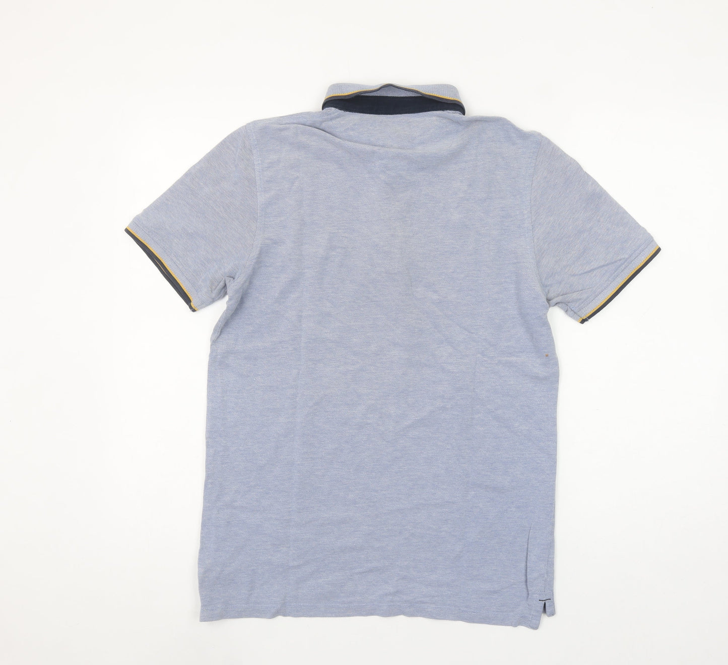 Jack & Jones Men's Blue Cotton Polo Shirt Size M Classic Fit