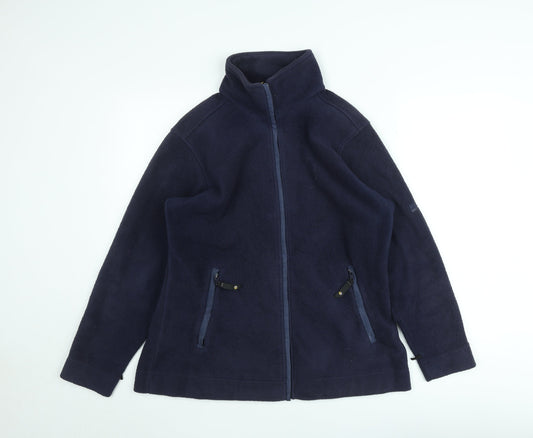 Regatta Men's Blue Fleece Full Zip Outdoor Jacket Size L