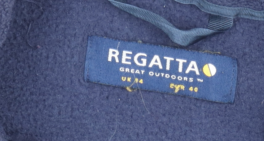 Regatta Men's Blue Fleece Full Zip Outdoor Jacket Size L