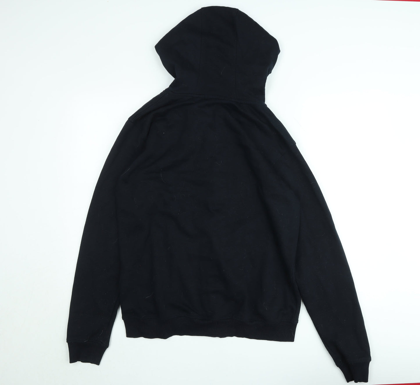 Polo Ralph Lauren Men's Black Full Zip Hooded Cotton Jacket M