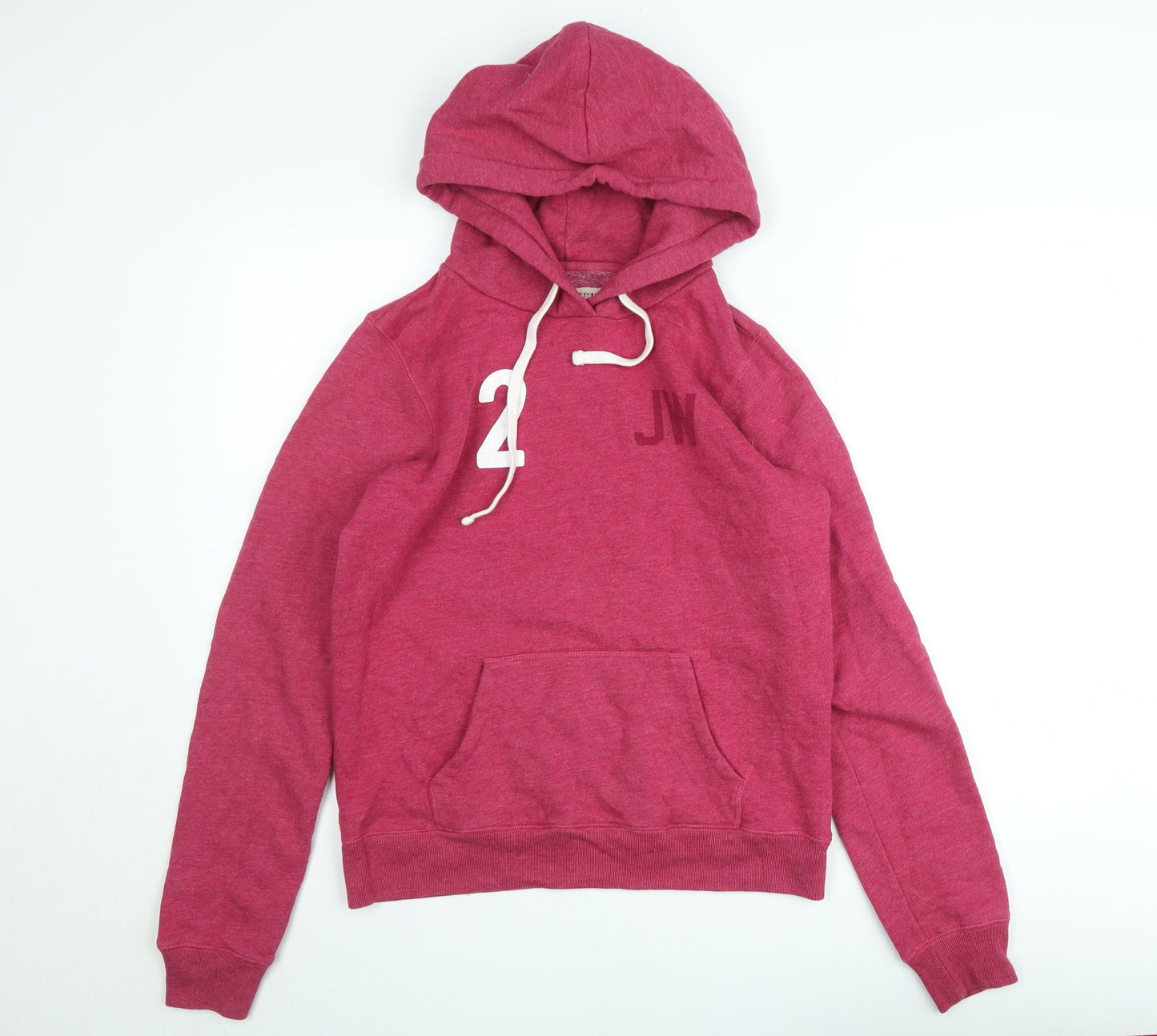 Jack Wills Womens Pink Pullover Hoodie Size 14 Cotton Blend Casual