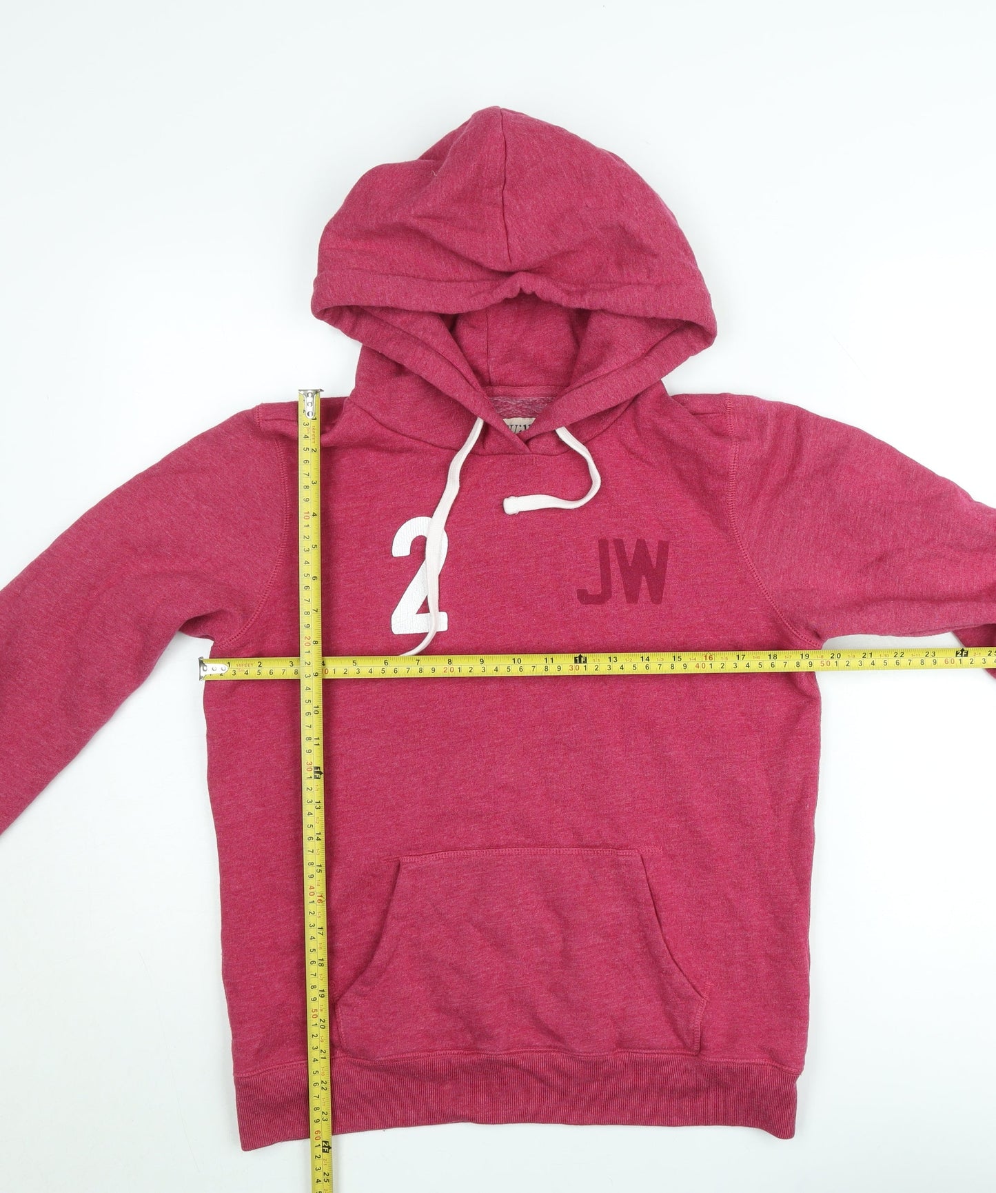 Jack Wills Womens Pink Pullover Hoodie Size 14 Cotton Blend Casual