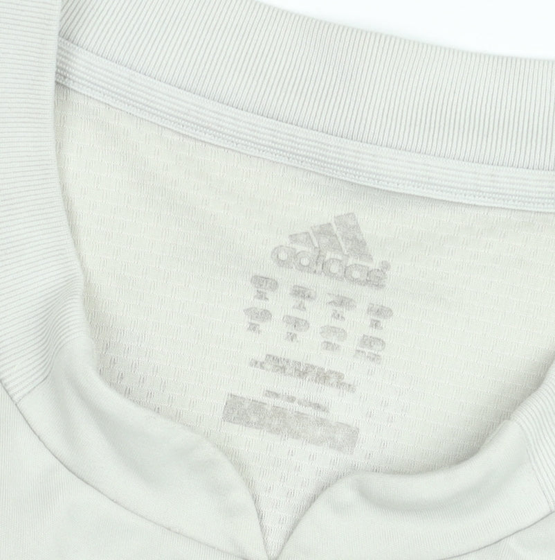 Adidas Men’s White Liverpool FC Gerrard #8 Football T-Shirt Size M