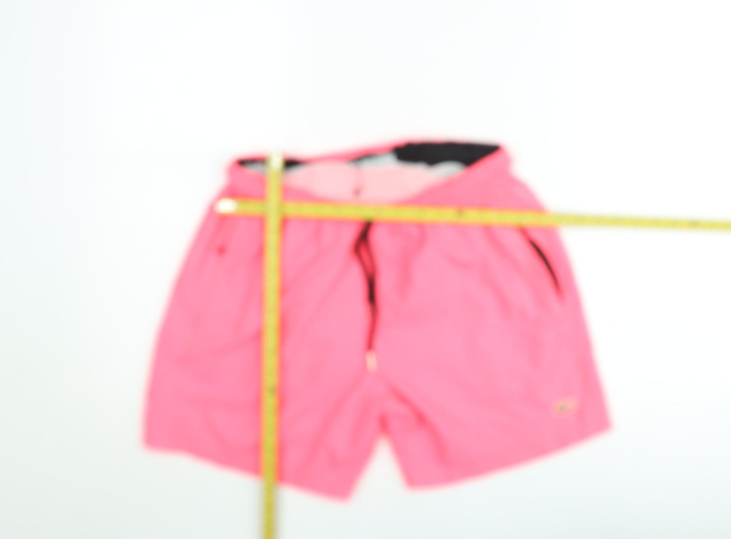 Lacoste Men’s Pink Swim Shorts Large Quick Dry Elastic Waist