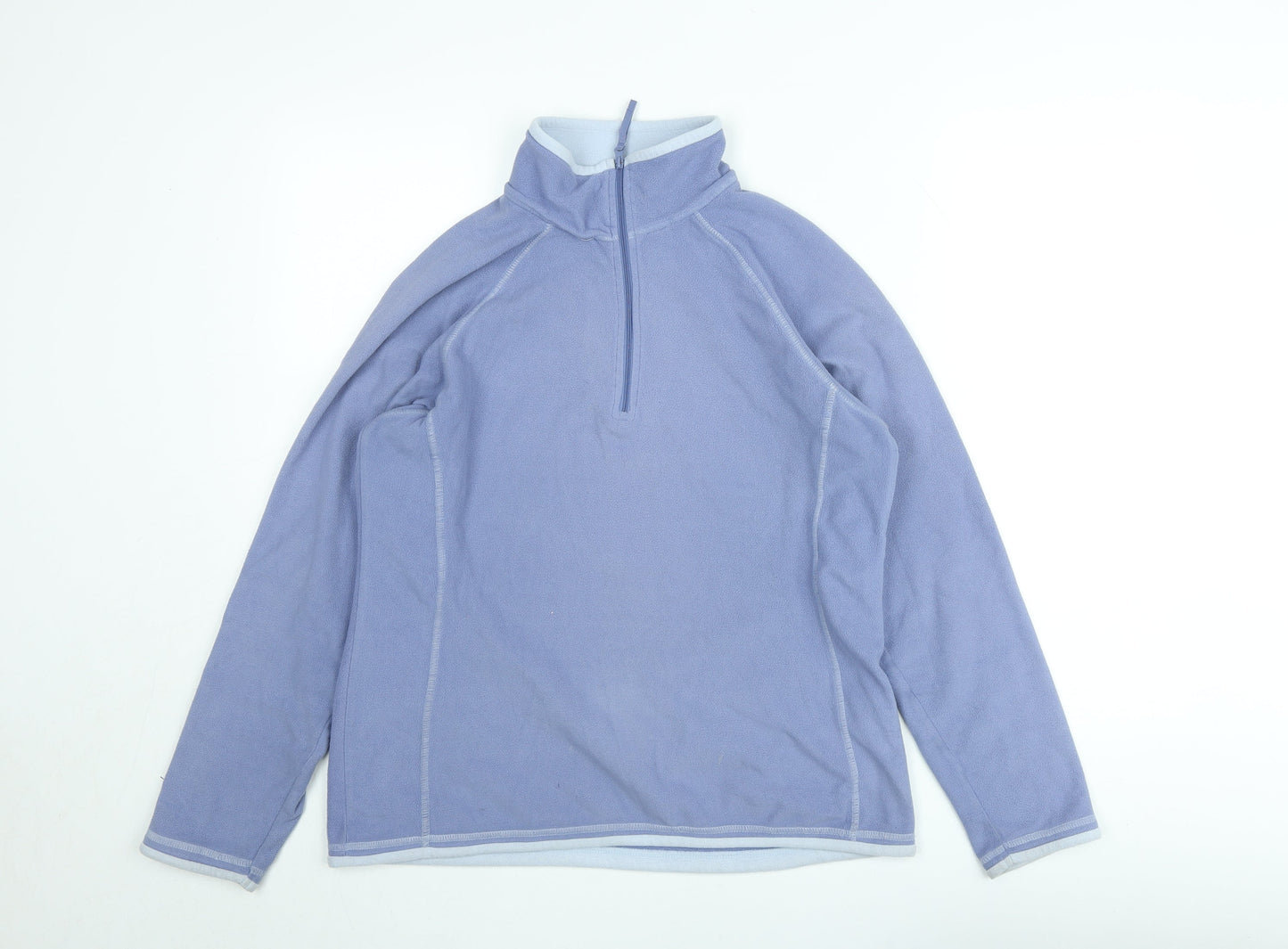 Mountain Warehouse Women Purple Fleece Pullover Sweatshirt UK 14